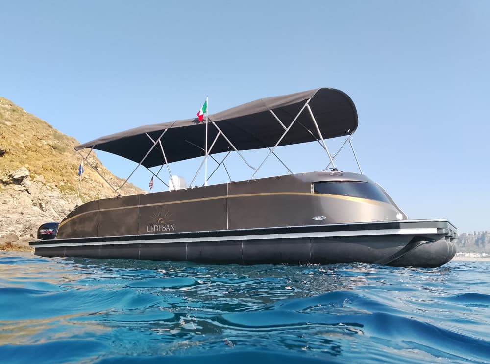 Gran Tour delle Isole Eolie: Vulcano, Lipari e Salina in Pontone di Lusso