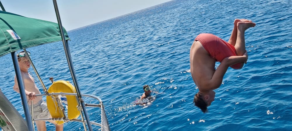 🌟Private Luxury Sailing Yacht Experience – Sail to Stunning Islands with Gourmet MediterAsian Lunch, Champagne & Cocktails and Premium wines