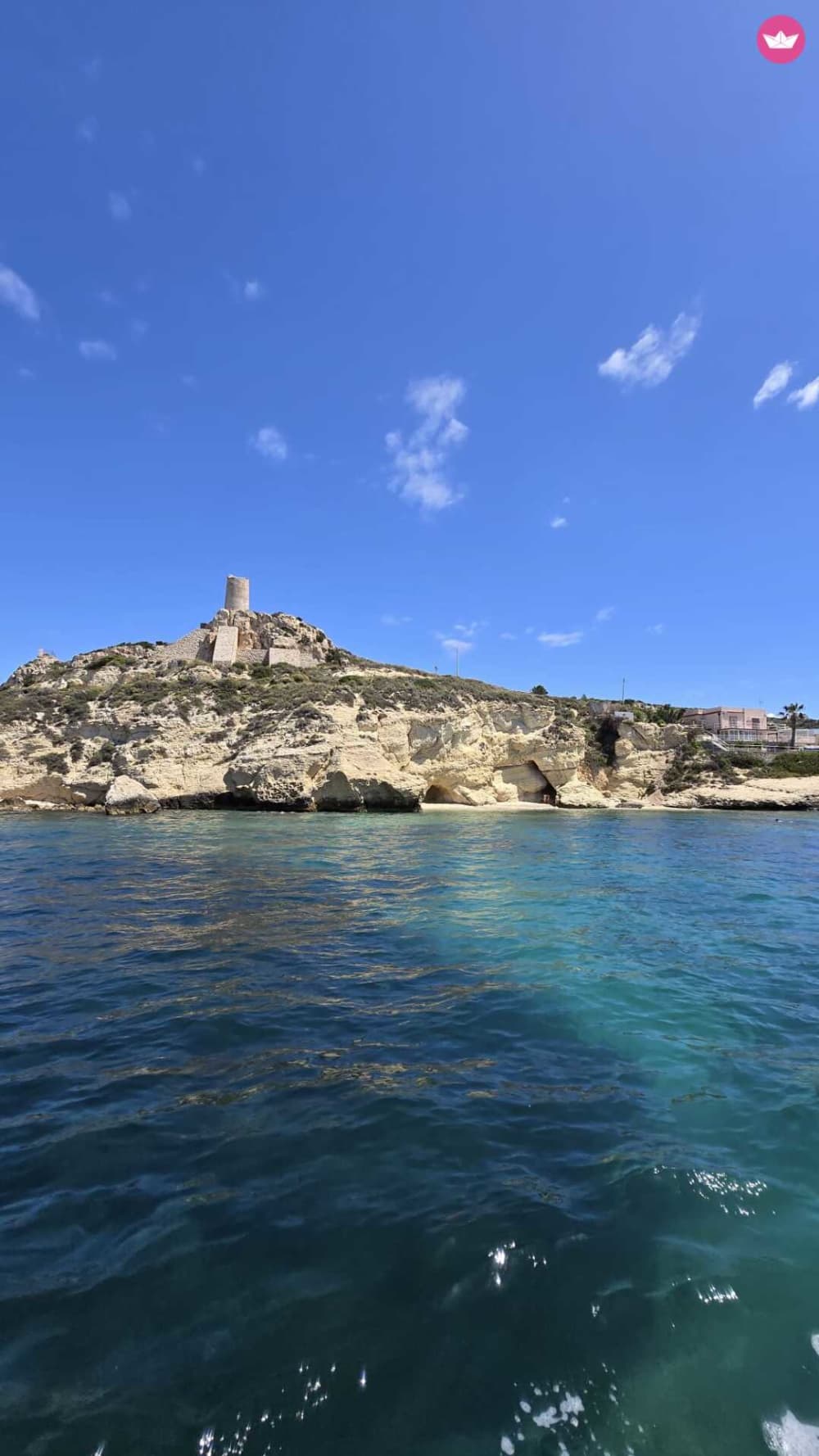 De pareltjes aan de kust van Cagliari: boot- en snorkeltocht Sella del Diavolo