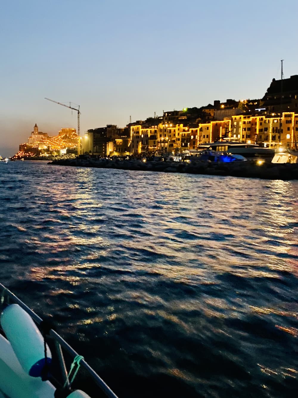Sunset Aperitif on the Sea: Golden Magic in Porto Venere
