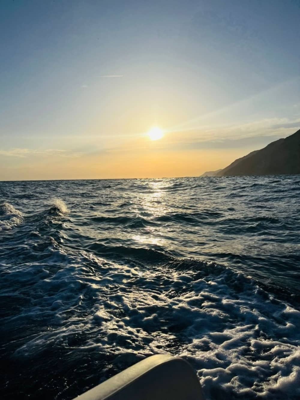 Sunset Aperitif on the Sea: Golden Magic in Porto Venere