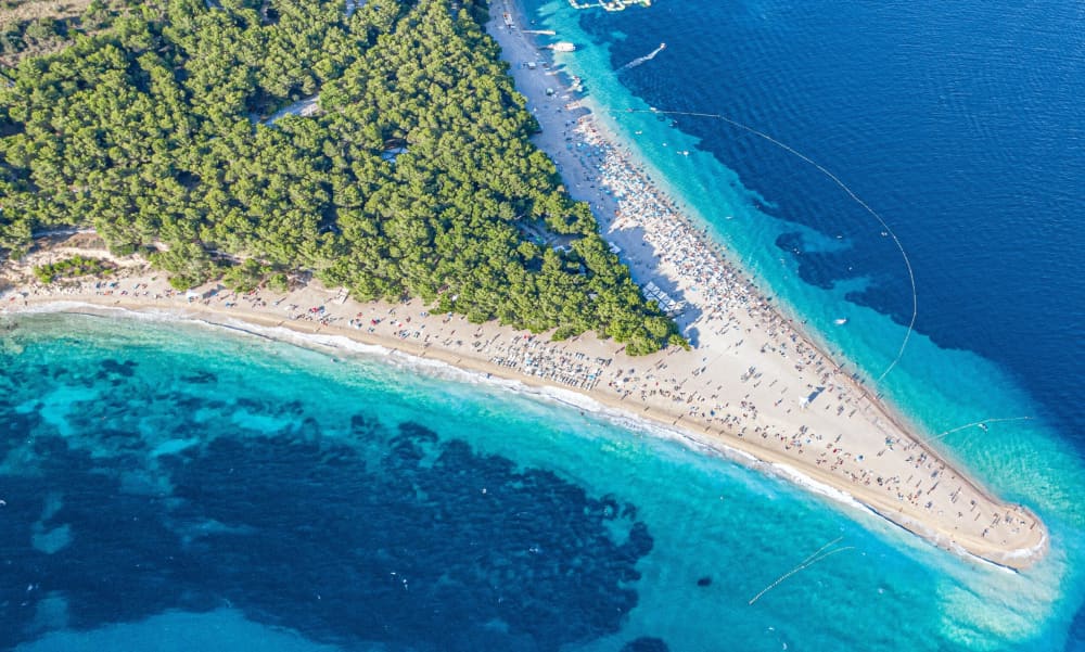 Prywatna wycieczka łodzią Zlatni Rat – całodniowa wycieczka z Makarskiej