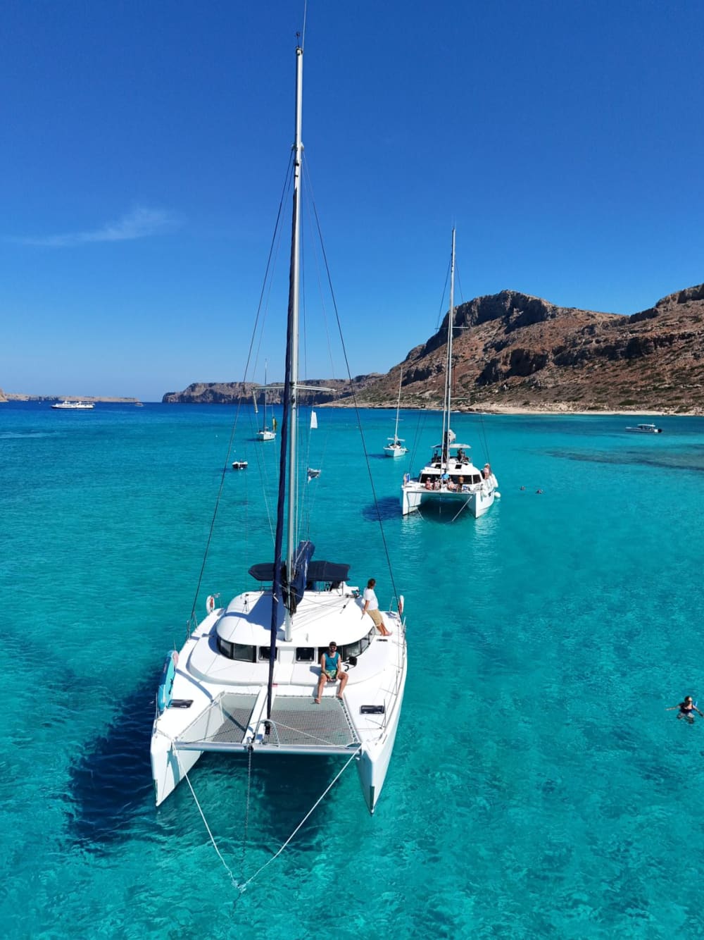Catamaran Sunset Romance in Kissamos Bay