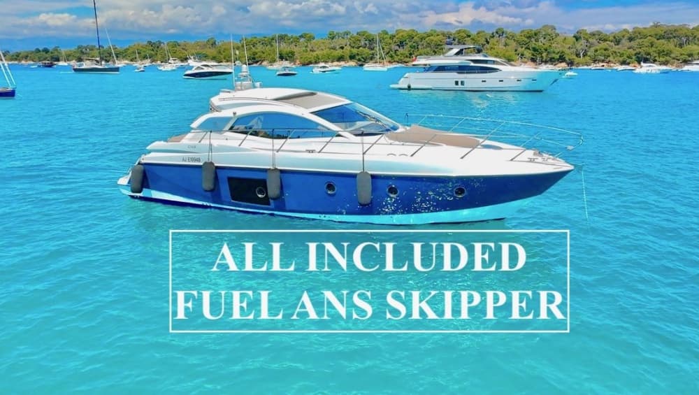 Dagsutflykt till Lérinsöarna ombord på den lyxiga Sessa C43