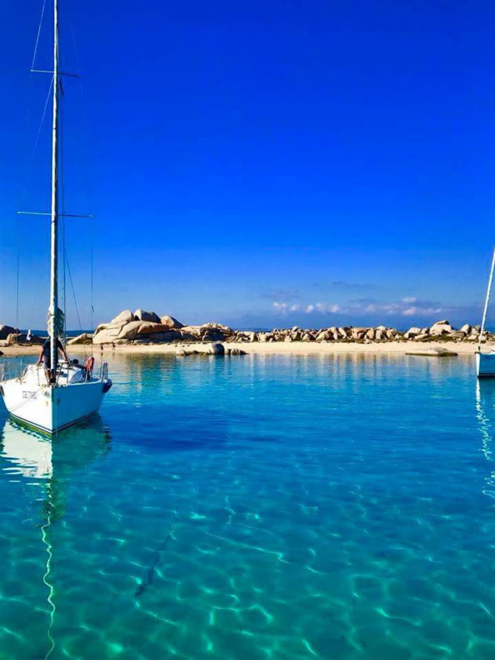 Sailing Adventure 15mt. starting from La Maddalena in the Sardinian Archipelago: sail, swim and explore the islands