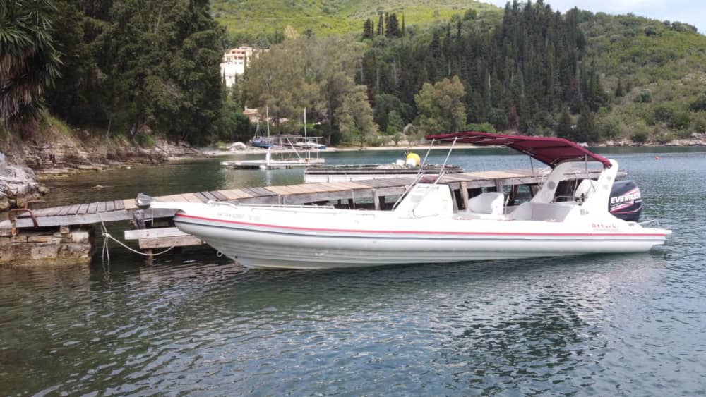 Verborgen stranden van Zuid-Corfu – RIB-avontuur met zwemstops