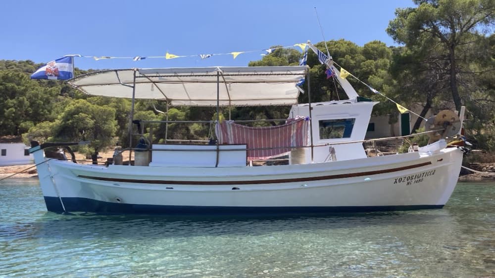 Profitez d'une excursion d'une demi-journée autour de Spetses en bateau à moteur.