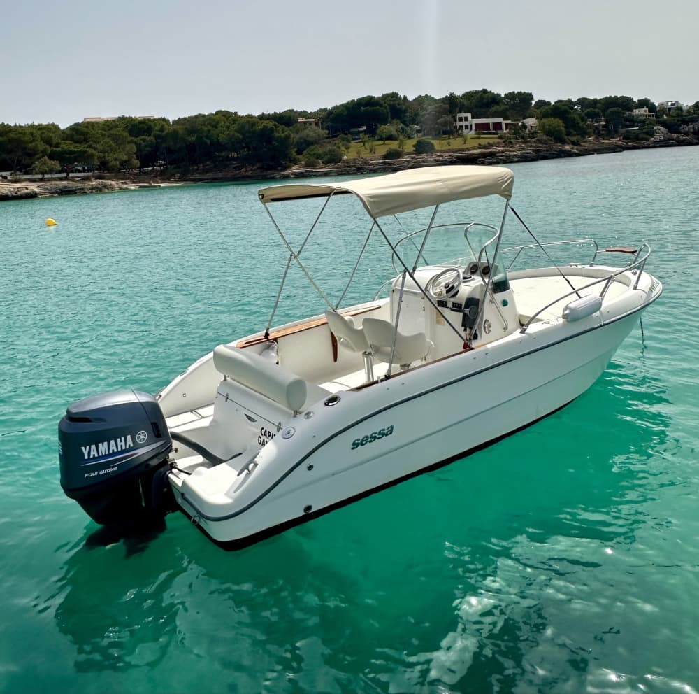 Enjoy the sun on a 8h30 boat trip in Portocolom