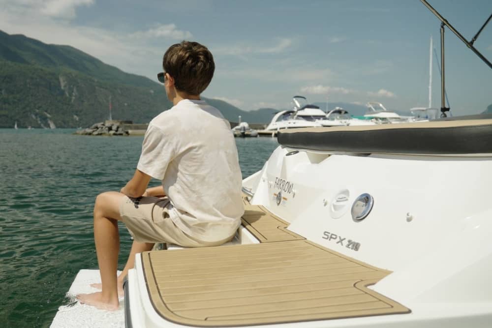 Noleggio di motoscafo per mezza giornata ad Aix-les-Bains