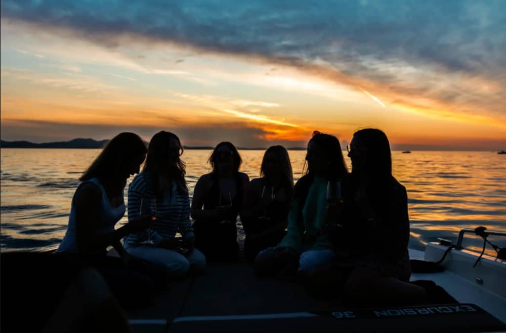 1-Hour Romantic Sunset Boat Ride Zadar