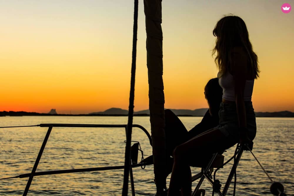 Navegação privada para Formentera e sul de Ibiza: um dia entre águas azul-turquesa e praias imaculadas