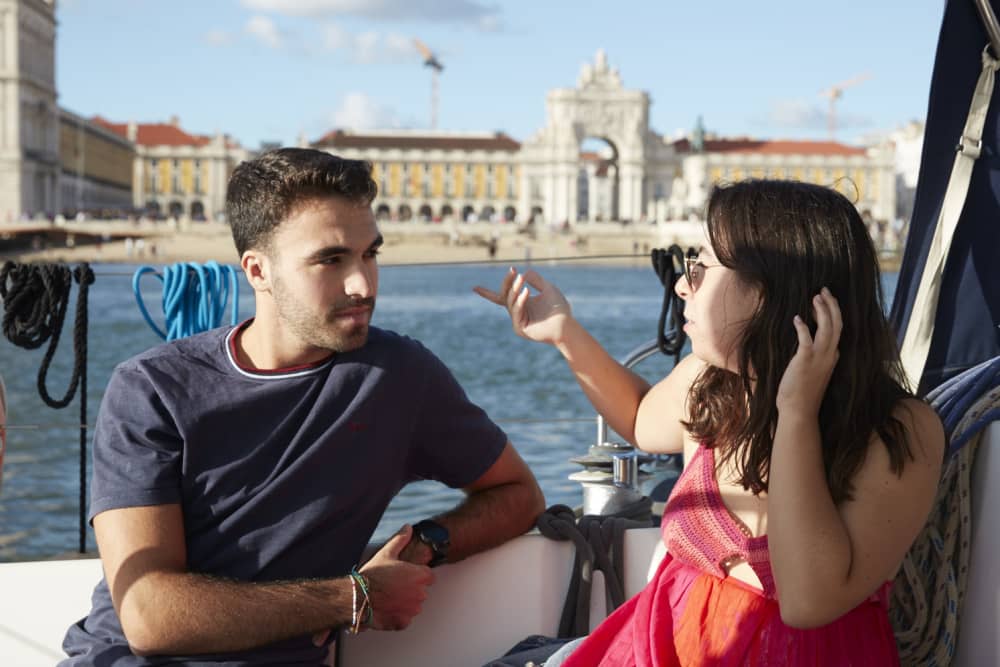 Private Segeltour auf Lissabons Gewässern
