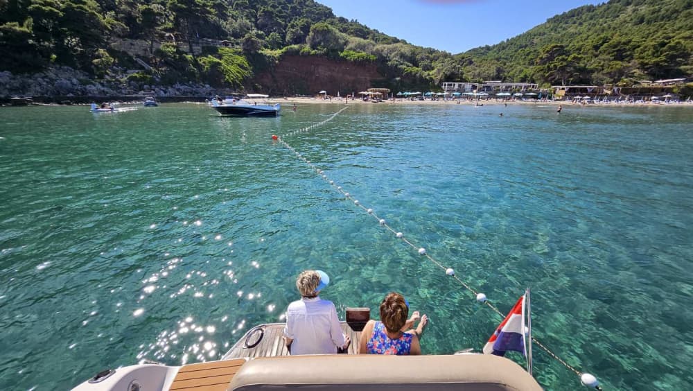 Escursione di mezza giornata alla Grotta Azzurra di Kolocep e alla spiaggia di Šunj