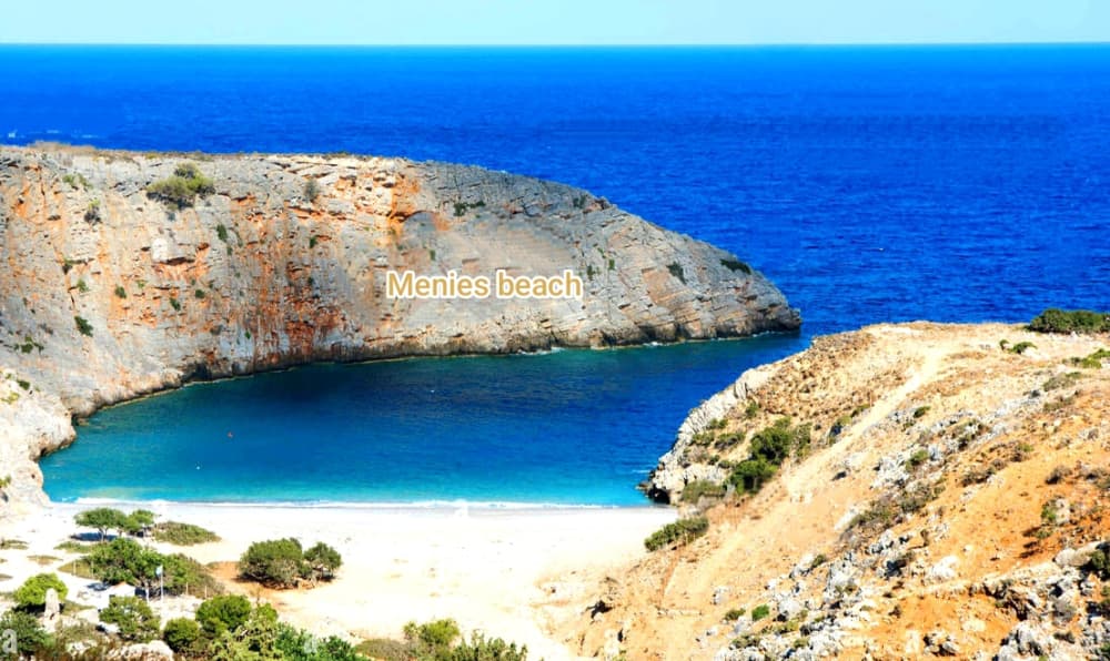 Escapade secrète à la plage : Menies et Chironisia à seulement 4 heures du port de Kolymvari