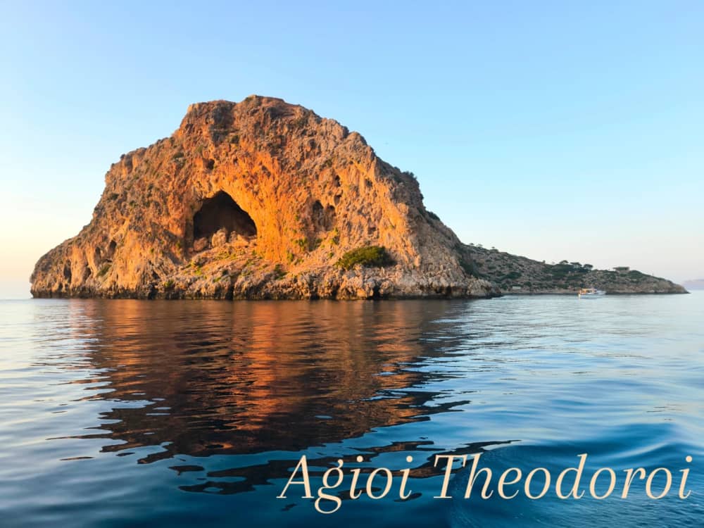 Croisière privée de 4 heures vers l'île d'Agioi Theodoroi depuis le port de Kolymvari