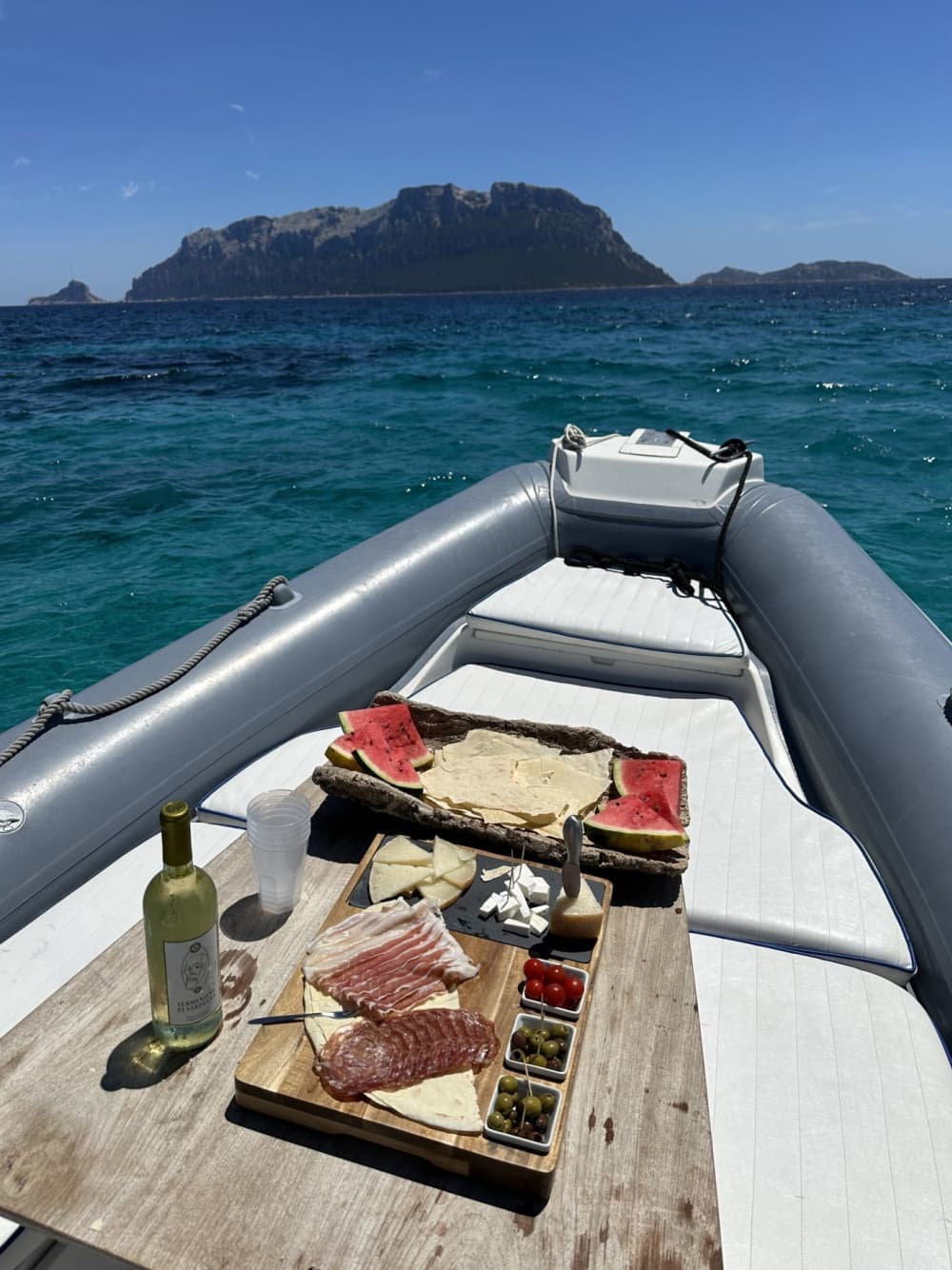 Grand Tour from Olbia to the Tavolara & Molara Archipelago, snorkeling, and a Sardinian aperitif