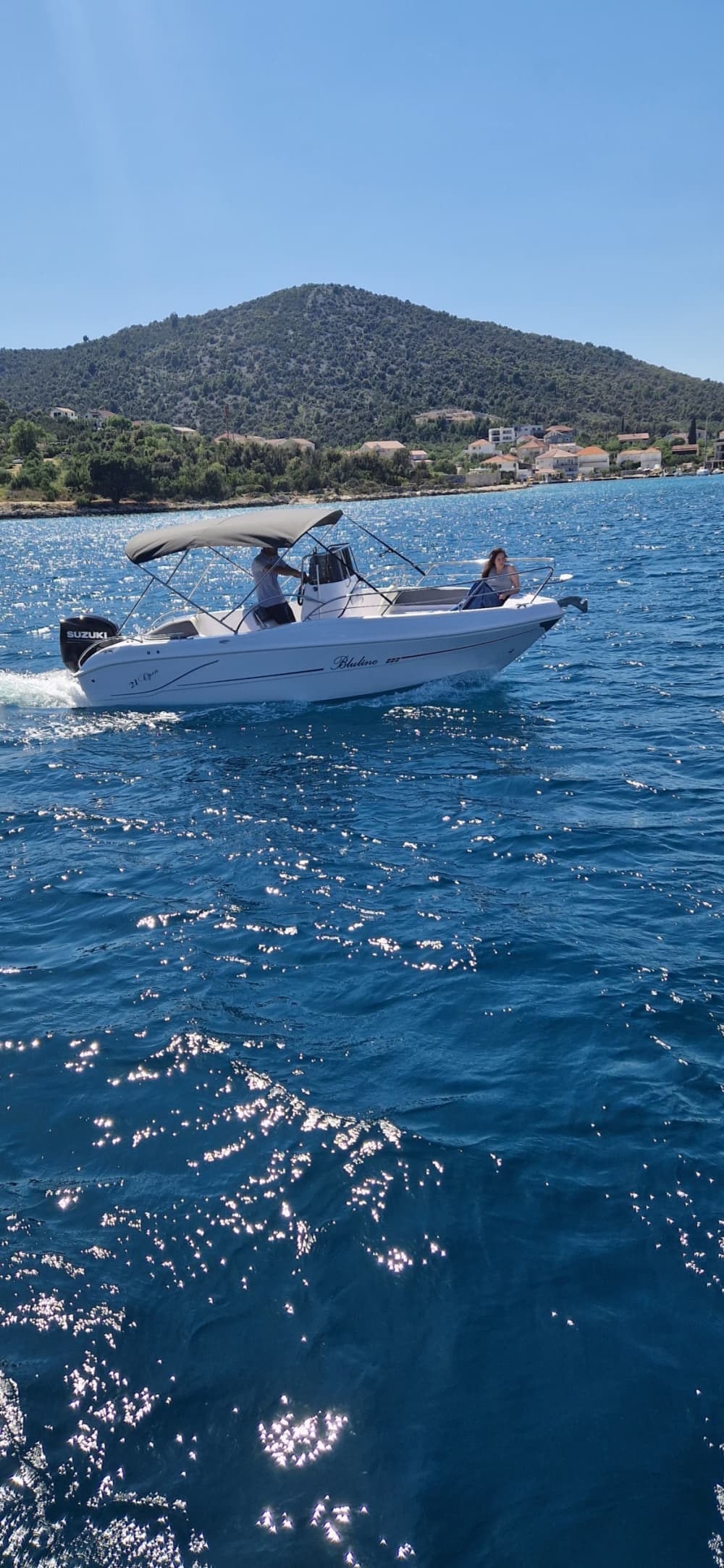 Explore the hidden bays of Vinišće on a motorboat