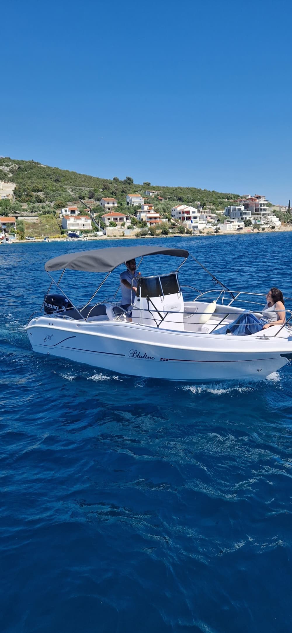 Explore the hidden bays of Vinišće on a motorboat