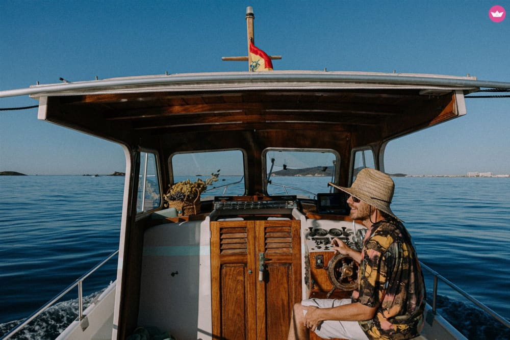 Ibiza at your own pace: 8-hour private boat tour