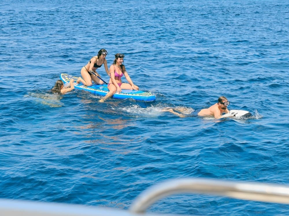 Genießen Sie den Luxus Ibizas mit einem ganztägigen Ausflug auf einer Motoryacht.