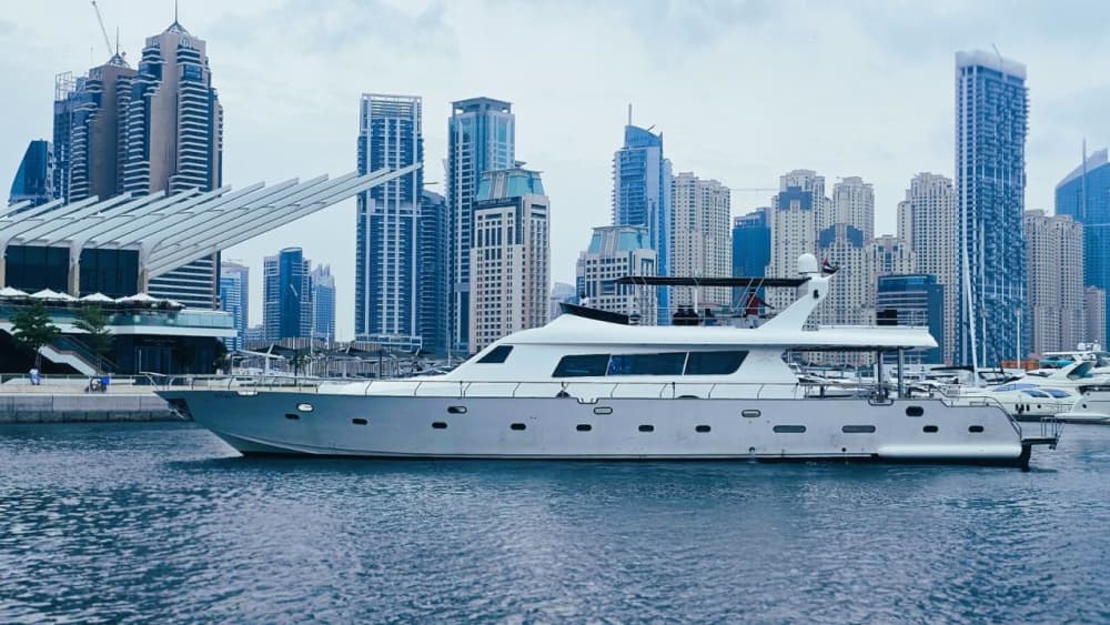 De Bluewaters a Atlantis: viaje en yate de 2 horas por Dubái