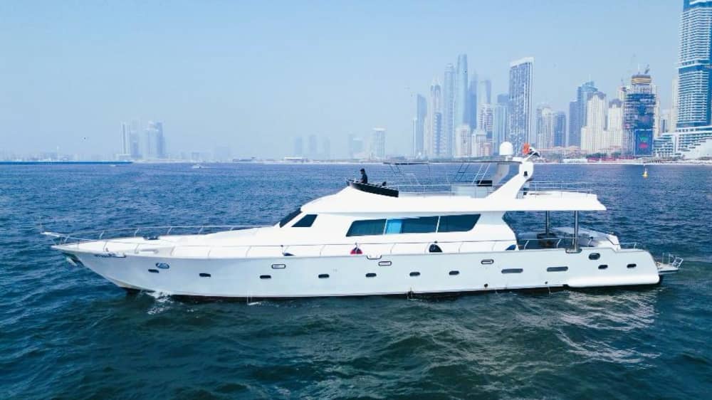 De Bluewaters a Atlantis: viaje en yate de 2 horas por Dubái