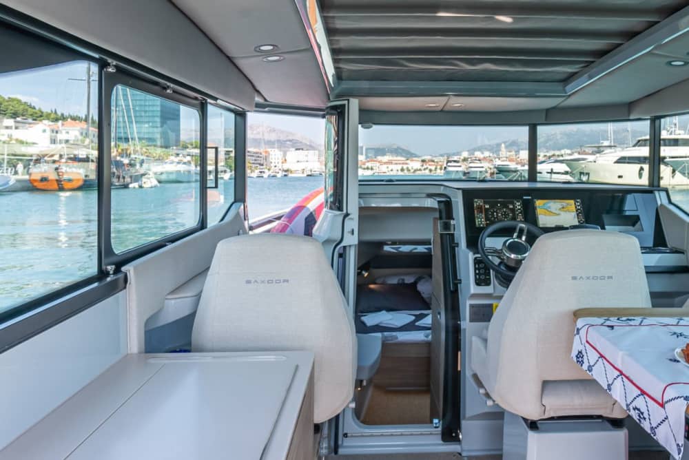 Full-Day Zadar Islands Cruise on Saxdor 320 GTC: Explore, Swim & Relax