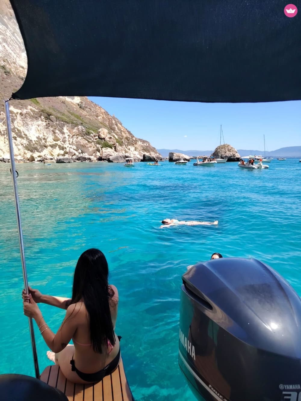 Cagliari Boat Tour with Sardinian Aperitif & Snorkeling in Crystal-Clear Waters