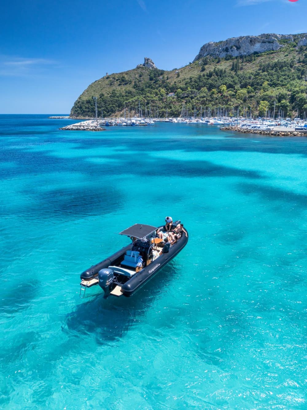 Cagliari Boat Tour with Sardinian Aperitif & Snorkeling in Crystal-Clear Waters