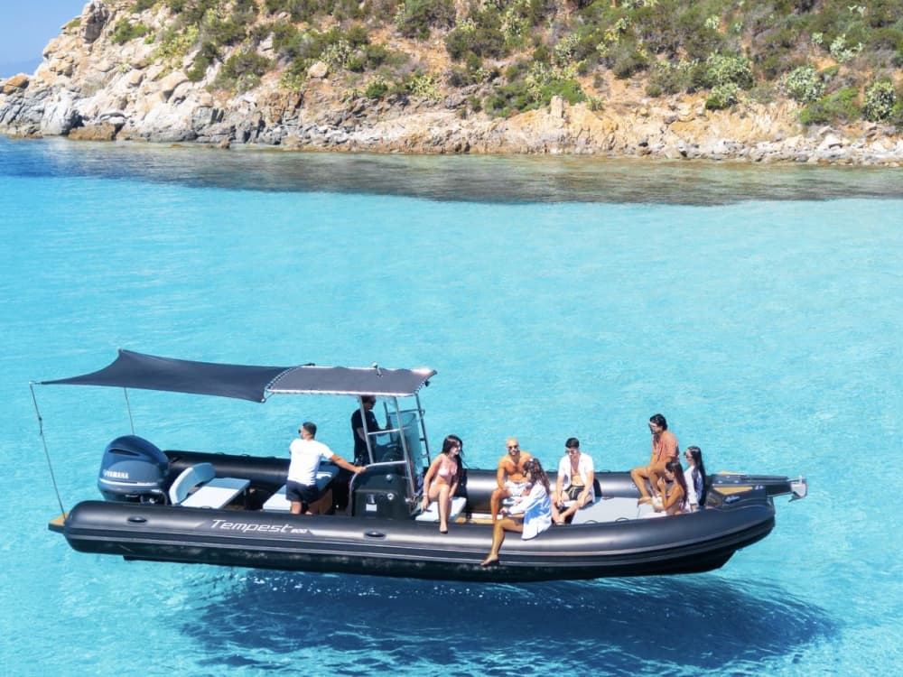 Cagliari Boat Tour with Sardinian Aperitif & Snorkeling in Crystal-Clear Waters