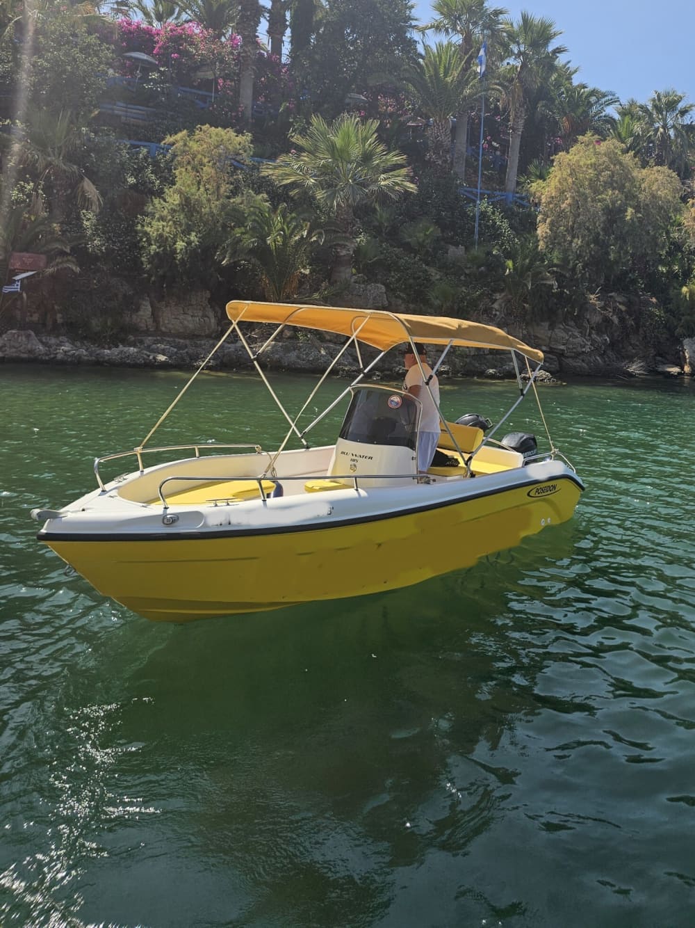 Passeio de barco de meio dia em Hersonissos em lancha.
