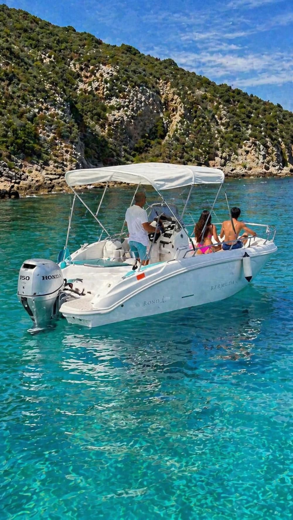 Ein Tag zwischen Tropea und Capo Vaticano vom Meer aus