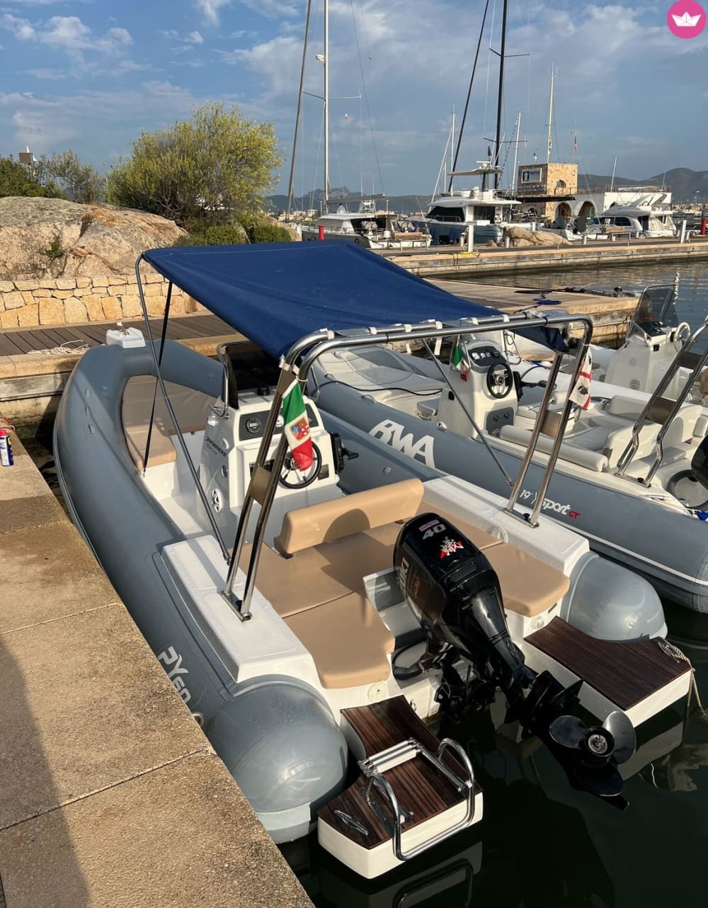 Explore the Wonders of the Olbia Coast: A Day on a Dinghy