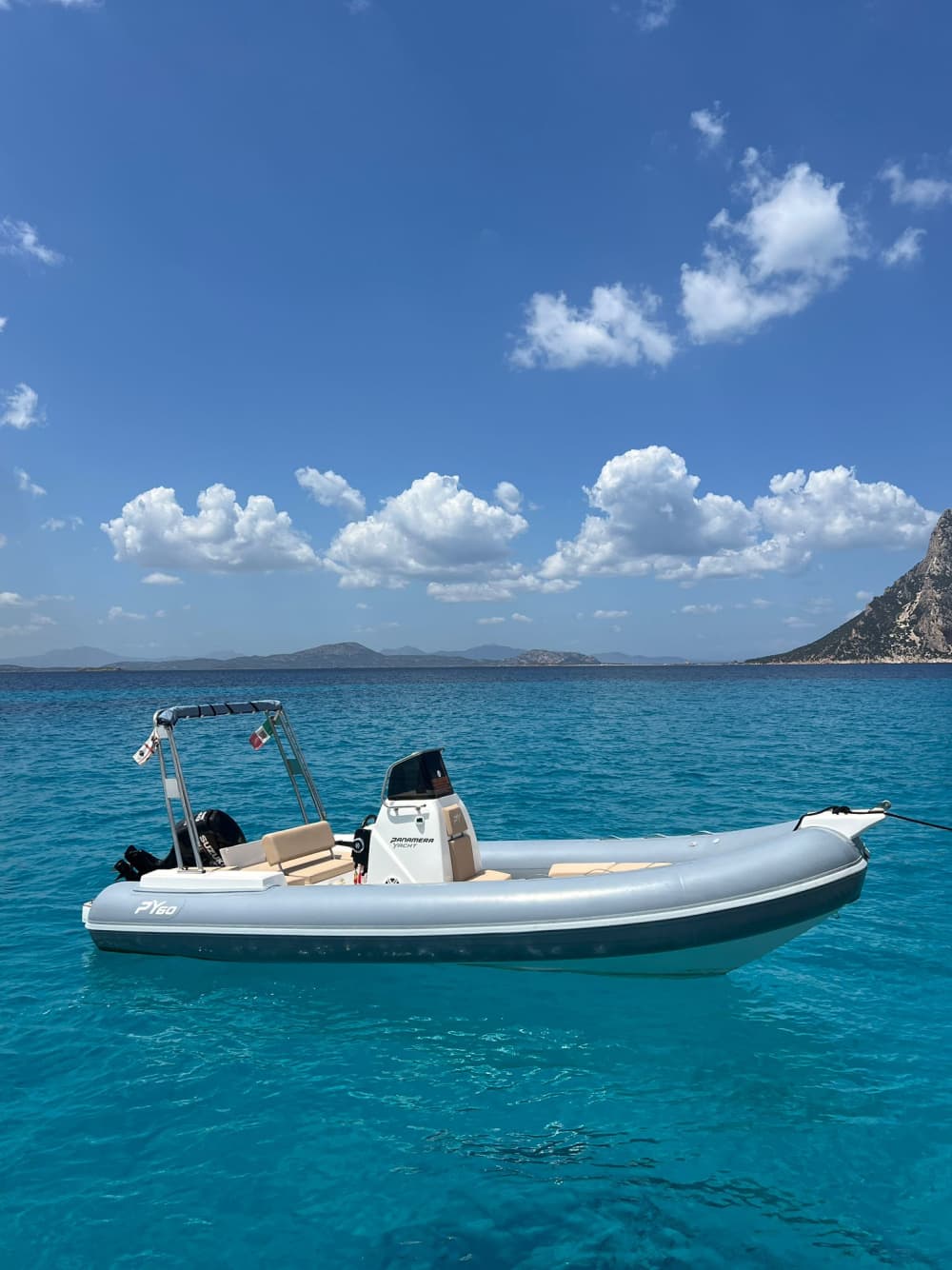 Explore the Wonders of the Olbia Coast: A Day on a Dinghy