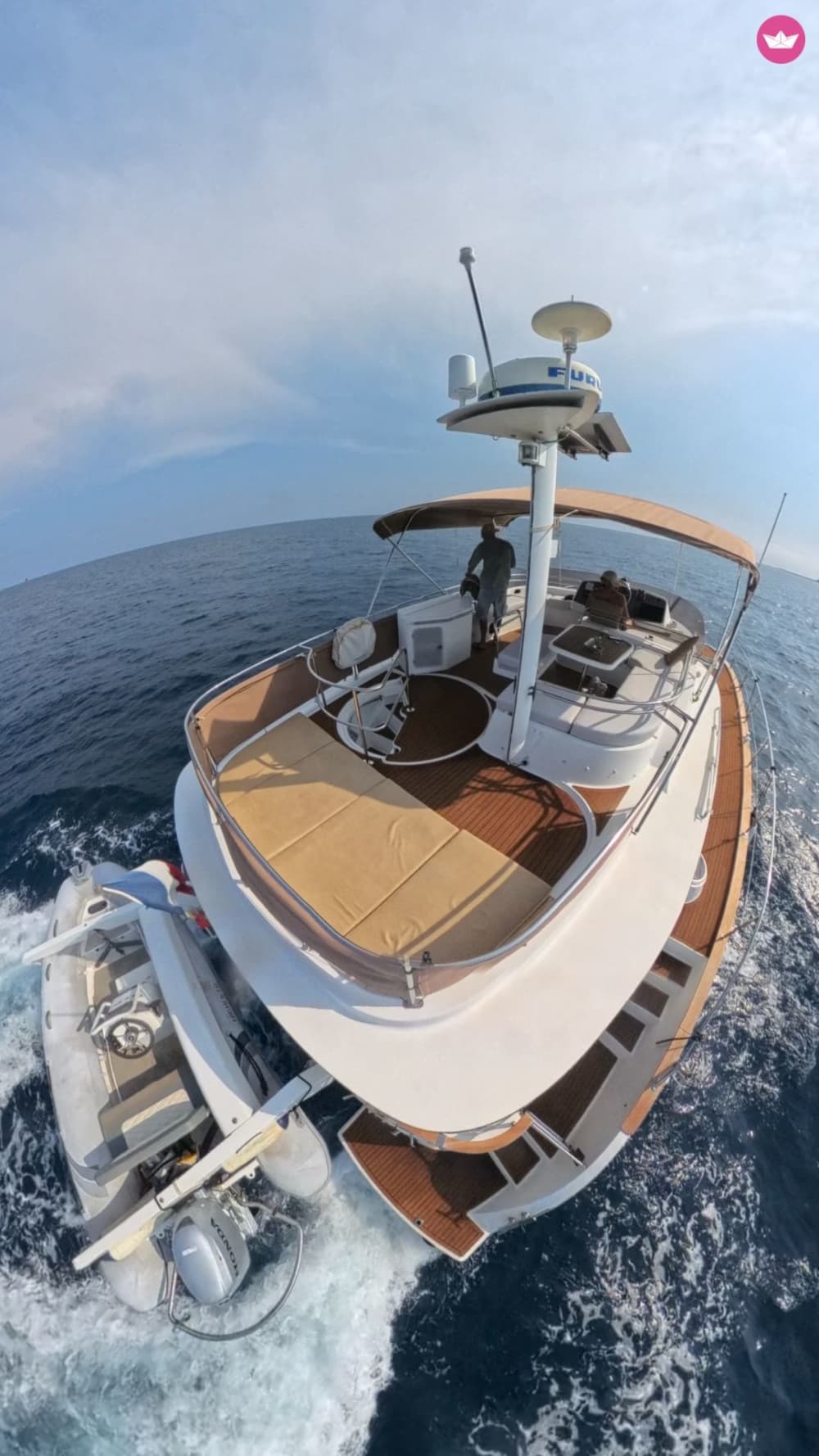 Heading for the Côte d’Azur: luxury, swimming and champagne on board