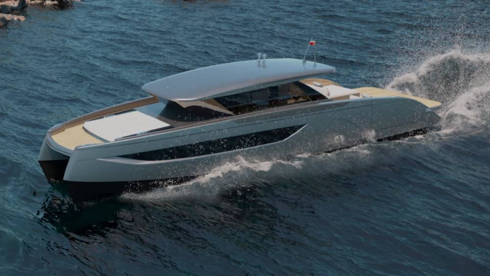 Cruzeiro de 5 horas em um iate futurista Sunreef – Nade e relaxe