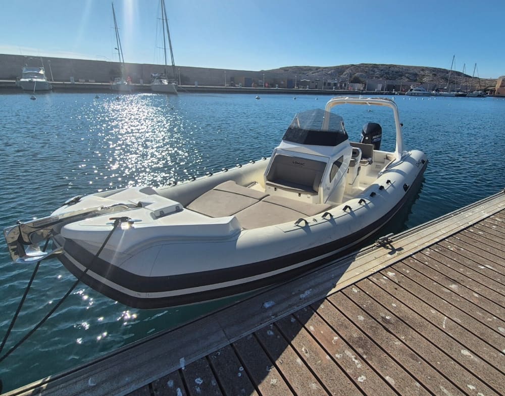 Disfrute de un día completo en lancha motora en el Puerto Viejo de Marsella.
