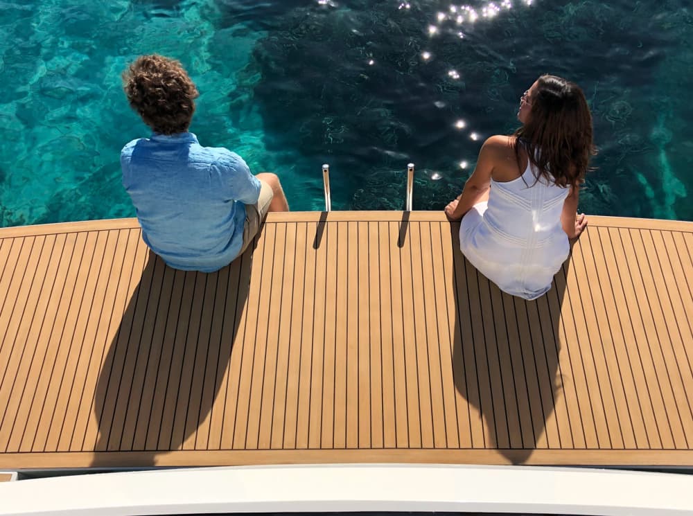 Fireworks from your luxury boat