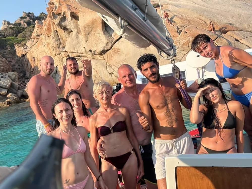 Catamaran excursion to the Maddalena Islands with aperitif