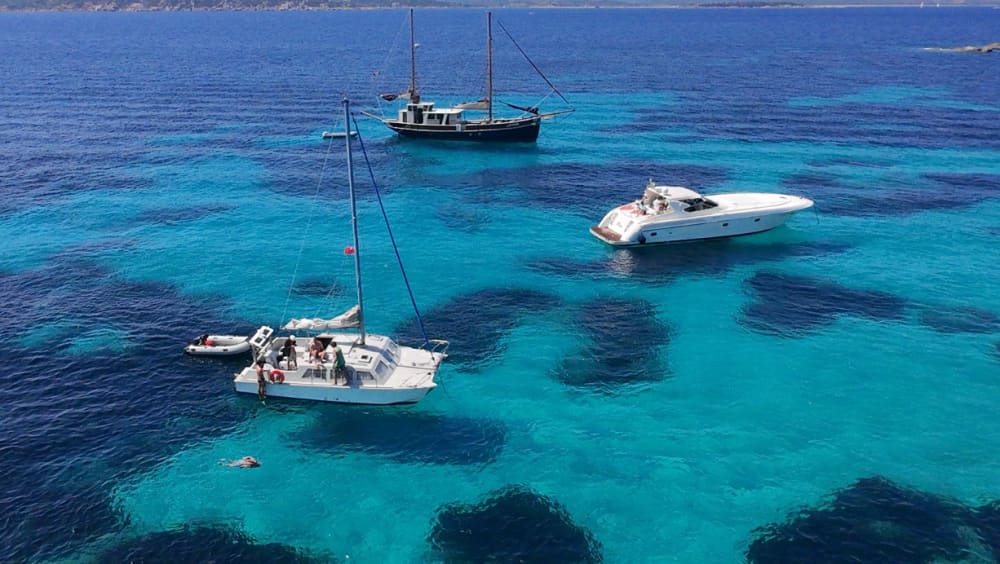 Small-Group Catamaran Tour to the Maddalena Islands with Brunch
