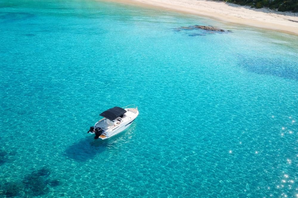 Your private motorboat for a day around Nea Peramos