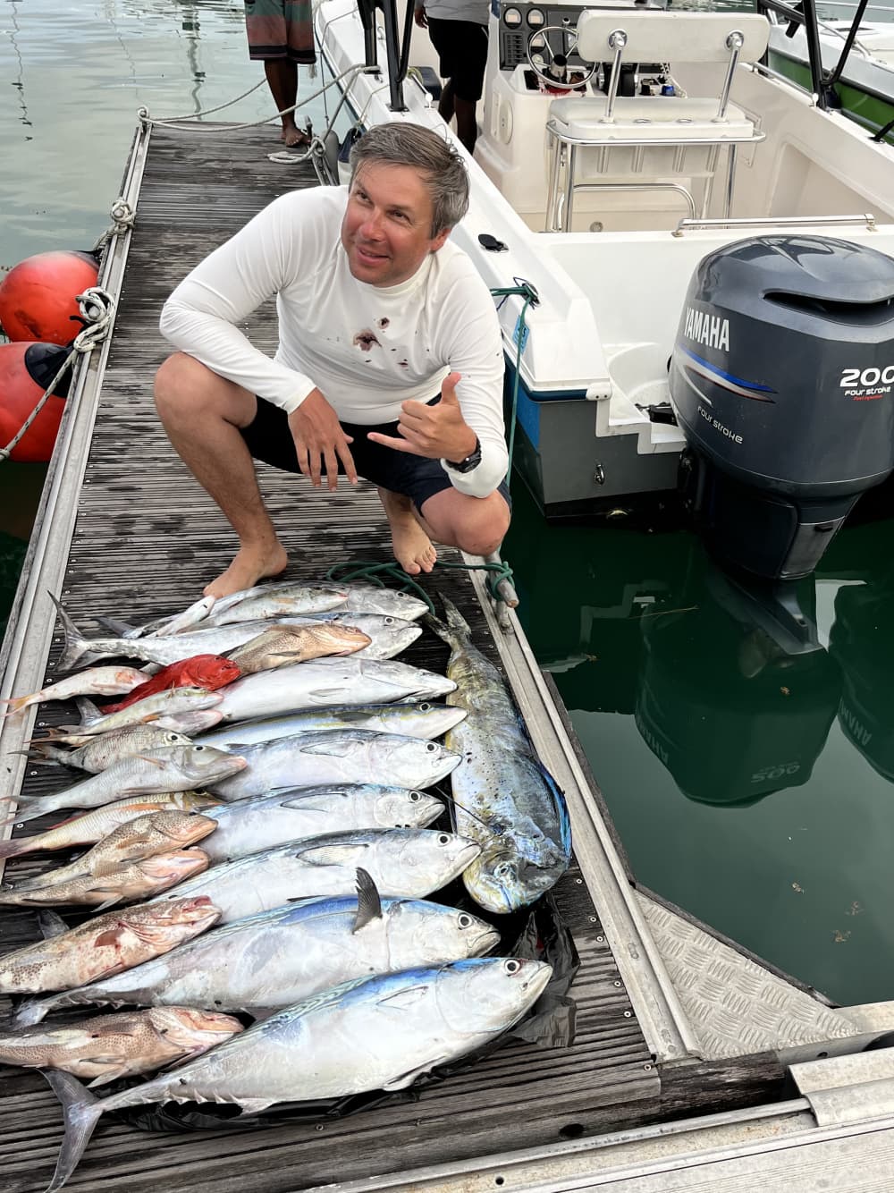 Escursione di pesca guidata di 8 ore alle Seychelles - Gruppo di 4 persone