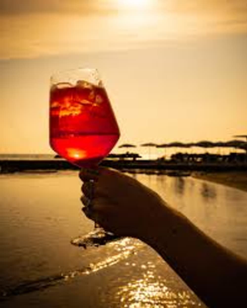 Solnedgång vid lagunen / Tramonto i Laguna