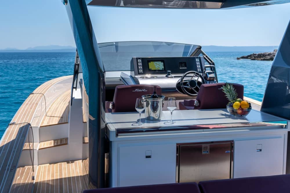 One day in Makarska on a motorboat