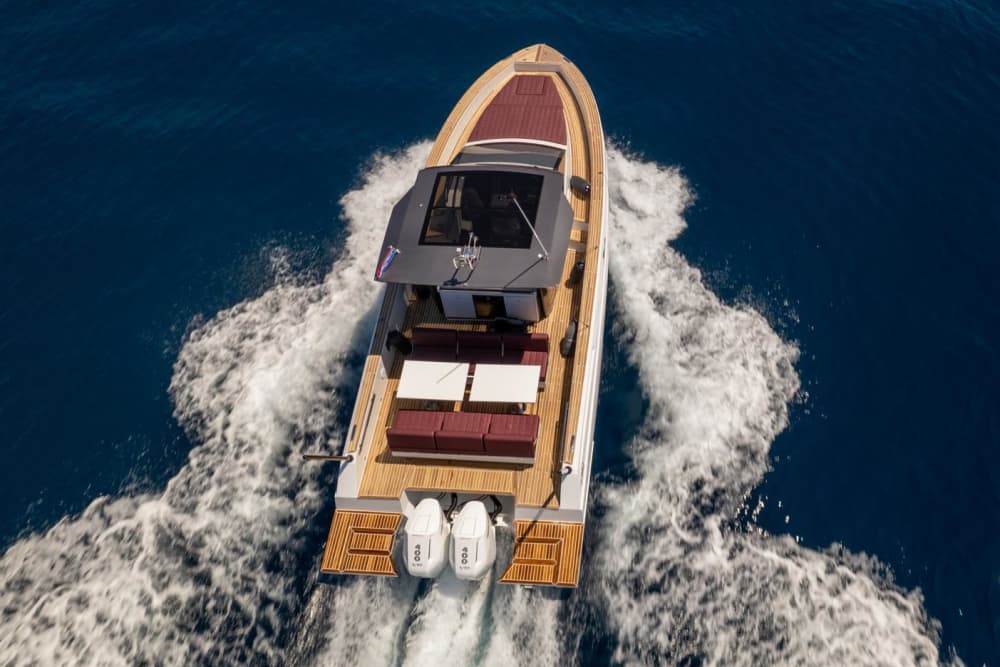 One day in Makarska on a motorboat