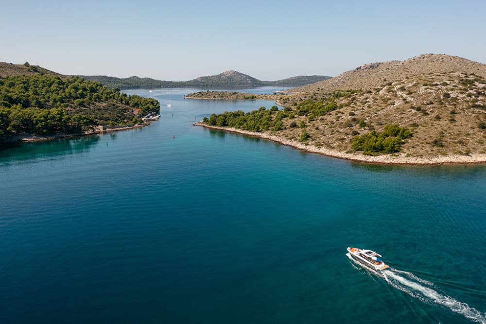 Excursion d'une journée à Kornati et Telašćica : découvrez les plages de Lojena, Mana et Aba Vela