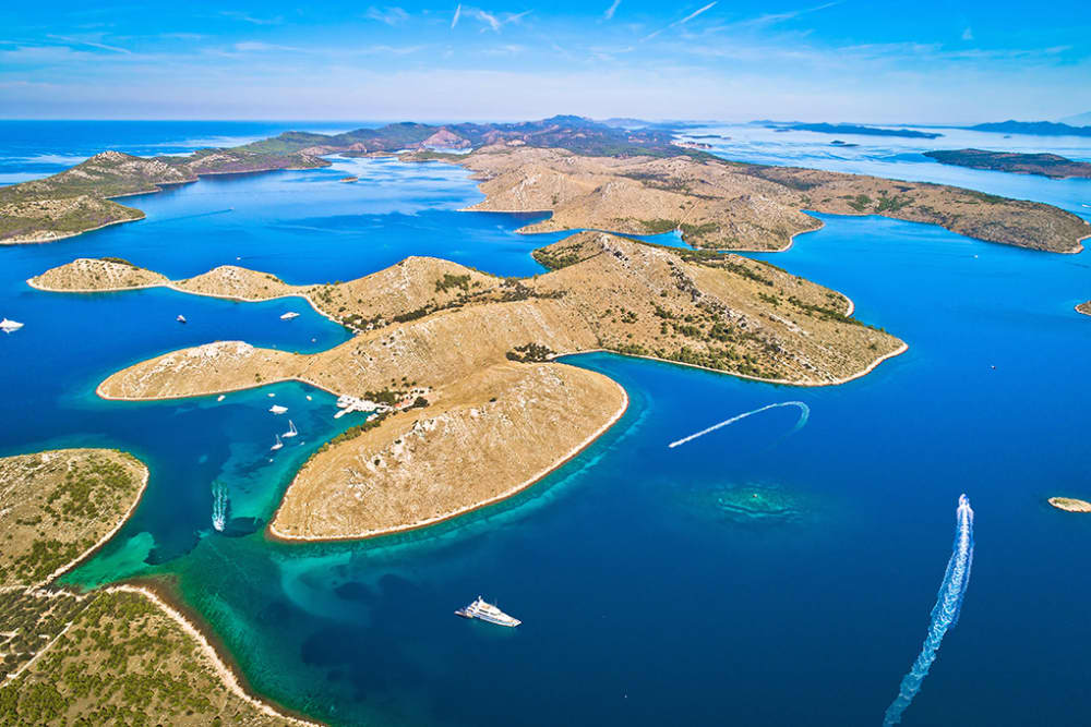 Excursion d'une journée à Kornati et Telašćica : découvrez les plages de Lojena, Mana et Aba Vela