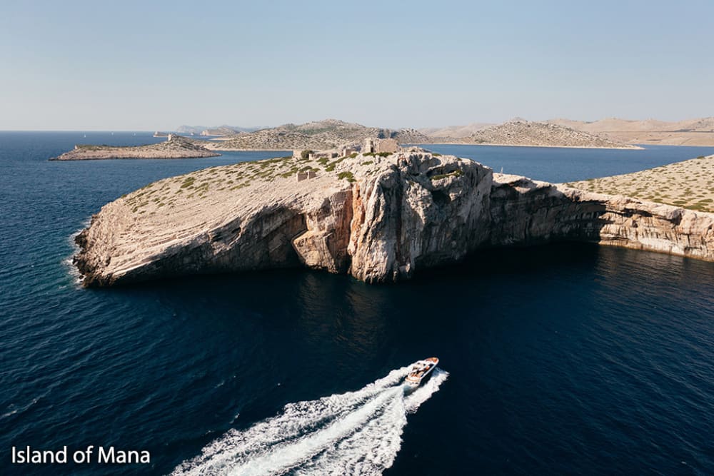 Excursion d'une journée à Kornati et Telašćica : découvrez les plages de Lojena, Mana et Aba Vela