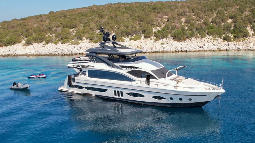Het summum van de Egeïsche Zee: Bodrums grootste en meest exclusieve megajacht voor dagelijkse verhuur.