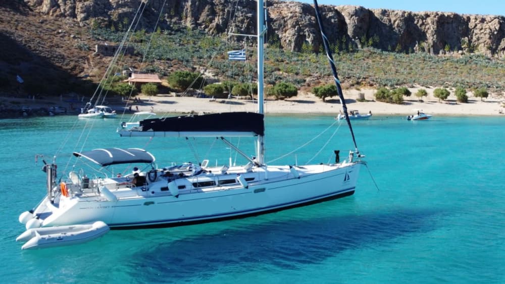 Croisière privée d'une journée à Balos et Gramvousa avec déjeuner crétois